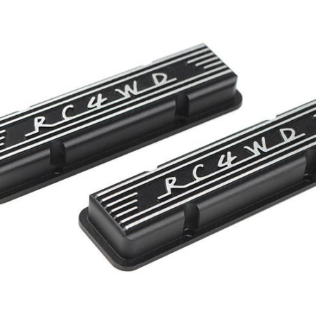 Tapas de válvulas de aluminio RC4WD para motor V8 a escala (negras) (Z-S0318)