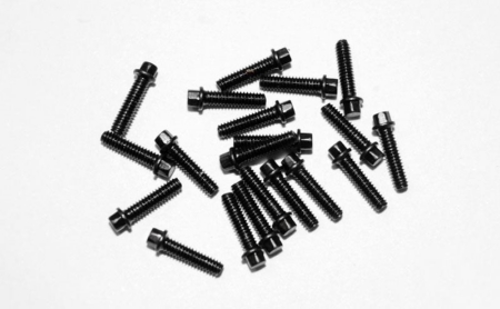 Pernos hexagonales para miniatura RC4WD (M2 x 8 mm) (negros) (Z-S0376)