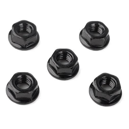 Tuerca de seguridad con brida de perfil bajo RC4WD M4 (negra) (Z-S0547)