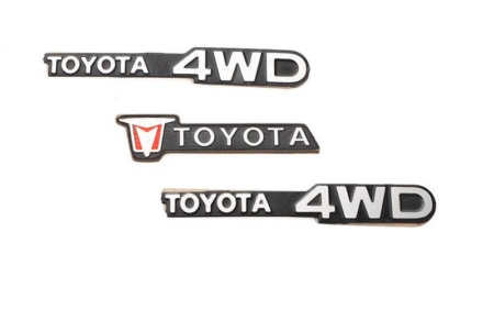 Emblemas metálicos para camioneta Toyota RC4WD 1982 (Z-S0574)