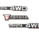 Emblemas metálicos para camioneta Toyota RC4WD 1982 (Z-S0574)