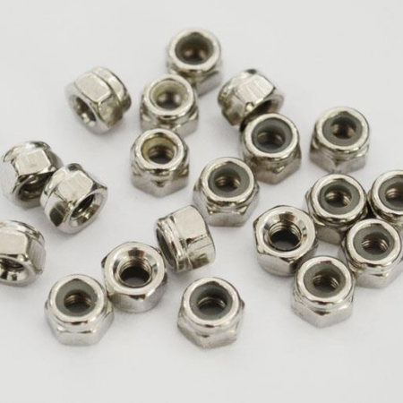 Tuerca Nylock RC4WD M3 (Plateada) (Z-S0627)