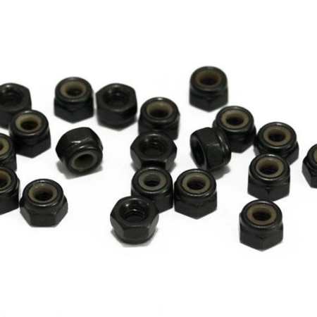 Tuercas Nylock RC4WD M3 (negras) (Z-S0629)