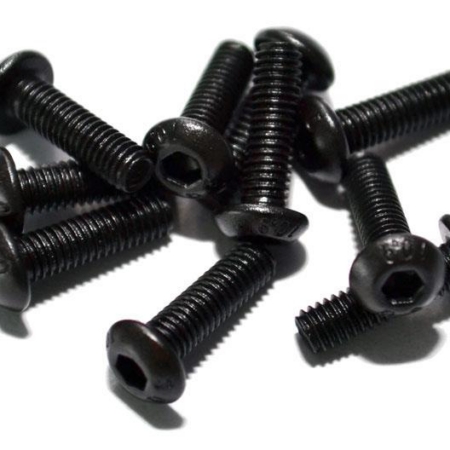 Tornillos de cabeza abombada de acero RC4WD M3 x 10 mm (10) (Z-S0653)