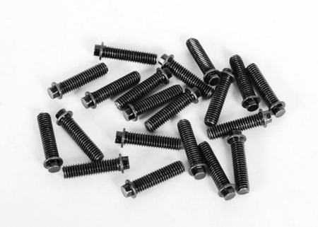 Pernos hexagonales para miniatura RC4WD (M3 x 12 mm) (negros) (Z-S0690)