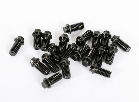 Pernos hexagonales para miniatura RC4WD (M3 x 6 mm) (negros) (Z-S0696)