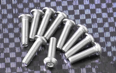 Tornillos de cabeza abombada RC4WD M3 x 12 mm (10) (Z-S0721)