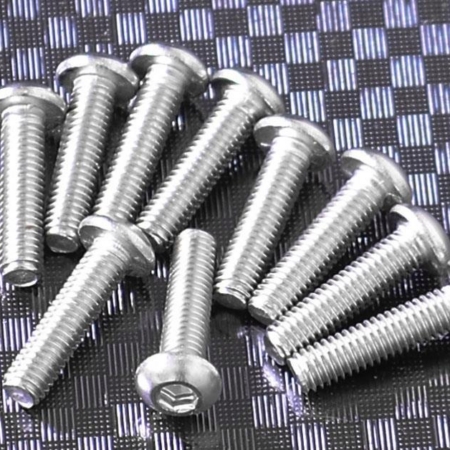 Tornillos de cabeza abombada RC4WD M3 x 12 mm (10) (Z-S0721)