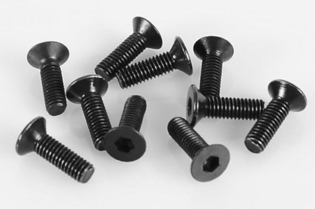Tornillos de cabeza plana de acero RC4WD M3 x 10 mm (10) (Z-S0860)