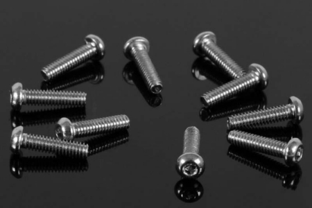 Tornillos de cabeza abombada RC4WD M2 x 8 mm (10) (Z-S0901)