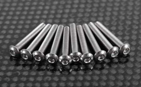 Tornillos de cabeza abombada RC4WD M3 x 20 mm (10) (Z-S0978)