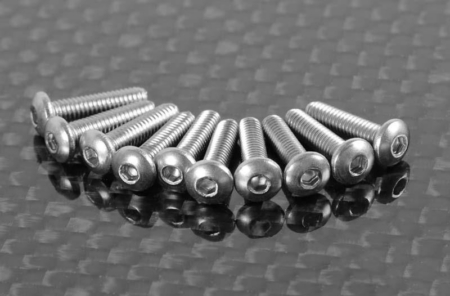 Tornillos de cabeza abombada RC4WD M2,5 x 10 mm (10) (Z-S0980)