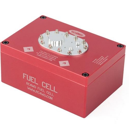 Caja de radio de celda de combustible de aluminio macizo RC4WD (roja) (Z-S1122)