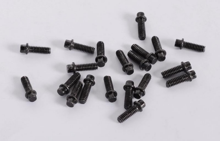 Pernos hexagonales para miniatura RC4WD (M2 x 6 mm) (negros) (Z-S1198)