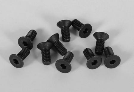 Tornillos de cabeza hueca plana de acero RC4WD M2,5 x 6 mm (10) (Z-S1205)