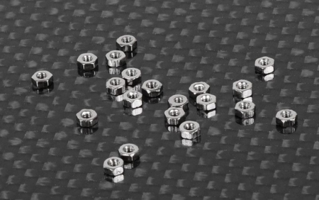 Tuercas RC4WD Regular M1.6 (Plateadas) (Z-S1230)