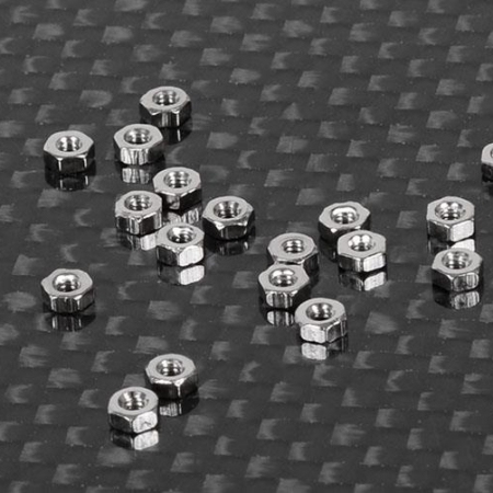 Tuercas RC4WD Regular M1.6 (Plateadas) (Z-S1230)