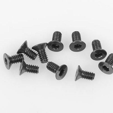 Tornillo de cabeza plana de acero RC4WD M2 x 4 mm (10) (Z-S1516)