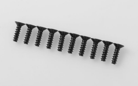 Tornillos autorroscantes de cabeza plana RC4WD M3 x 10 mm (negros) (Z-S1568)
