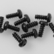 Tornillos autorroscantes de cabeza redonda RC4WD M2,5 x 6 mm (negros) (Z-S1570)
