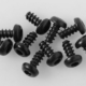 Tornillos autorroscantes de cabeza redonda RC4WD M3 x 6 mm (negros) (Z-S1574)