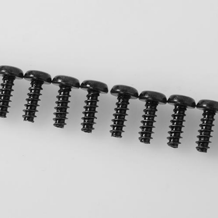 Tornillos autorroscantes de cabeza redonda RC4WD M3 x 8 mm (negros) (Z-S1576)