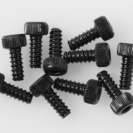 Tornillos autorroscantes de cabeza hueca RC4WD M2 x 5 mm (negros) (Z-S1582)