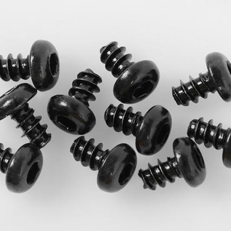 Tornillos autorroscantes de cabeza redonda RC4WD M3 x 5 mm (negros) (Z-S1689)
