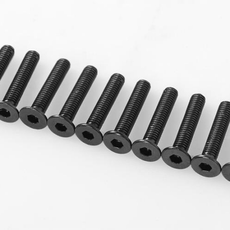 Tornillos de cabeza hueca plana de acero RC4WD M3 x 16 mm (10) (Z-S1720)