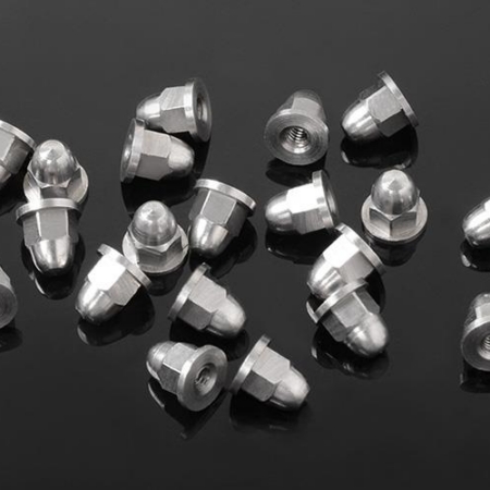 Tuercas ciegas con brida RC4WD M2 (plateadas) (Z-S1725)