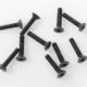 Tornillos de cabeza hueca plana de acero RC4WD M2 x 10 mm (negros) (Z-S1763)