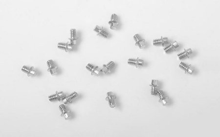 Pernos hexagonales para miniatura RC4WD (M1,6 x 2 mm) (plateados) (Z-S1809)