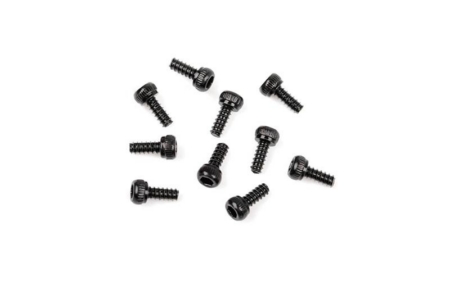 Tornillos autorroscantes de cabeza hueca RC4WD M1,6 x 4 mm (negros) (Z-S2052)