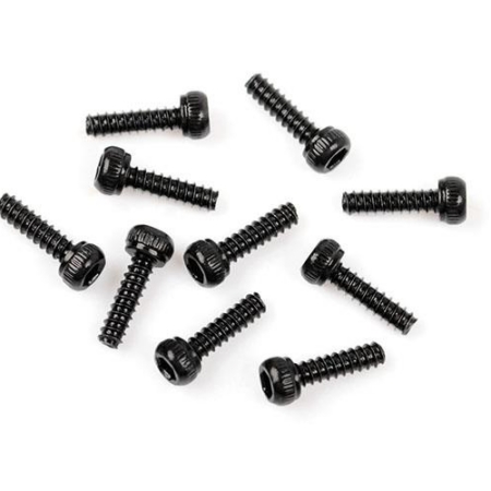 Tornillos autorroscantes de cabeza hueca RC4WD M1,6 x 6 mm (negros) (Z-S2053)