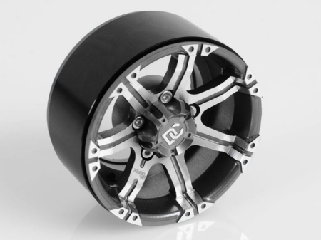 Llantas RC4WD Dick Cepek Gun Metal 7 1.9 con bloqueo interno de talón (Z-W0027)