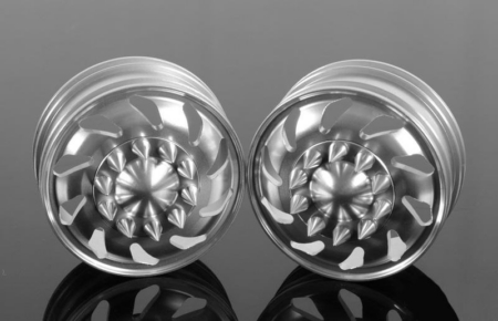 Ruedas delanteras semidireccionales RC4WD Force con tapas de púas (Z-W0053)