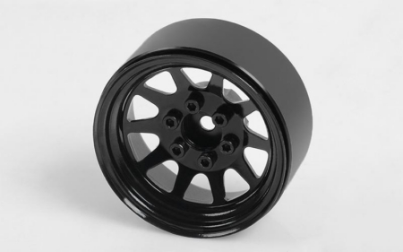 Llantas RC4WD OEM de acero estampado 1.9 con beadlock (negras) (Z-W0210)