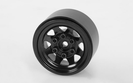 Llantas RC4WD de acero estampado 1.0 con beadlock (negras) (Z-W0229)