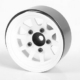 Llantas RC4WD OEM de acero estampado con beadlock de 1.55" (blancas) (Z-W0260)