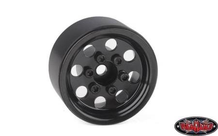 Llantas RC4WD de acero estampado 1.0 Pro8 con beadlock (negras) (Z-W0358)