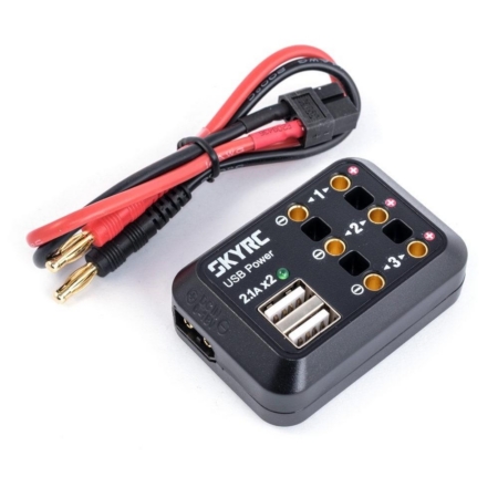 Distribuidor de corriente continua (CC) con conector banana macho