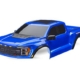 Carrocería, Ford Raptor R, completa (azul) (incluye parrilla, moldura del portón trasero, espejos laterales, calcomanías y montaje sin clip) (requiere soportes de carrocería n.° 10124 y 10125)