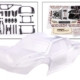 Carrocería, Maxx Slash (transparente, requiere pintura)/máscaras de ventanas/hoja de calcomanías (incluye soporte de carrocería, plásticos de carrocería, pestillos y herrajes para montaje sin clips) (resistente)