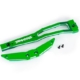 Refuerzo de chasis delantero, aluminio 6061-T6 (anodizado verde/CCS de 2,5 x 6 mm (con fijador de roscas) (2)