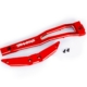 Refuerzo de chasis delantero, aluminio 6061-T6 (anodizado rojo/CCS de 2,5 x 6 mm (con fijador de roscas) (2)