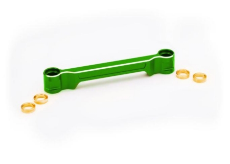 Brazo de dirección, aluminio 6061-T6 (anodizado verde)