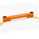 Brazo de dirección, aluminio 6061-T6 (anodizado naranja)