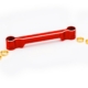 Brazo de dirección, aluminio 6061-T6 (anodizado en rojo)
