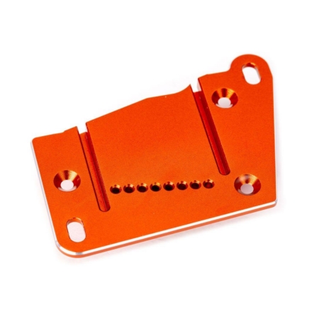 Tapa de montaje del motor, aluminio 6061-T6 (anodizado naranja)