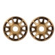 Centros de rueda, Method Race Wheels® 703 Beadlock (aluminio 6061-T6, anodizado en bronce)/2,5 x 10 mm CS (12) (los anillos de beadlock se venden por separado) (2)